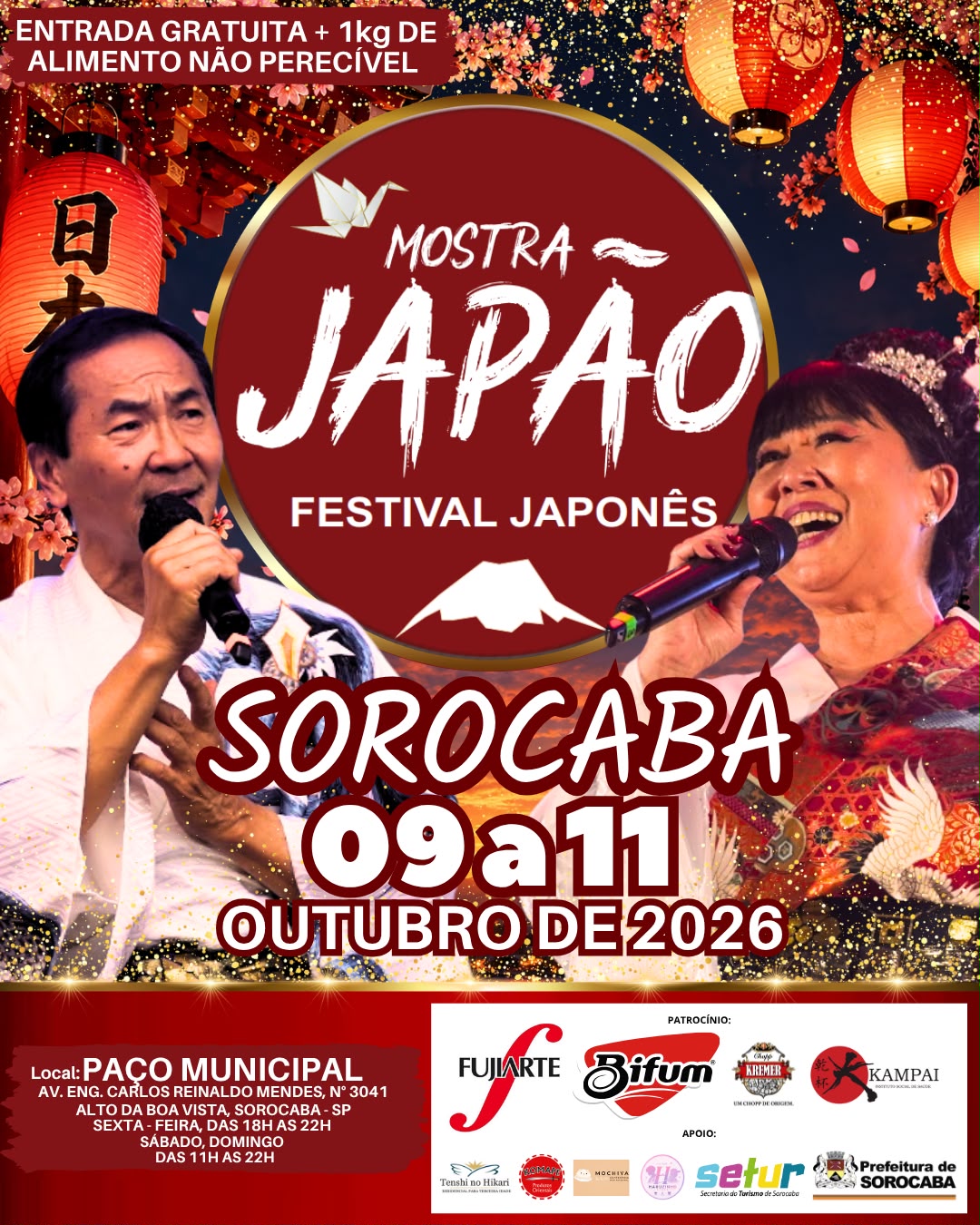 Arte oficial — Mostra Japão Sorocaba