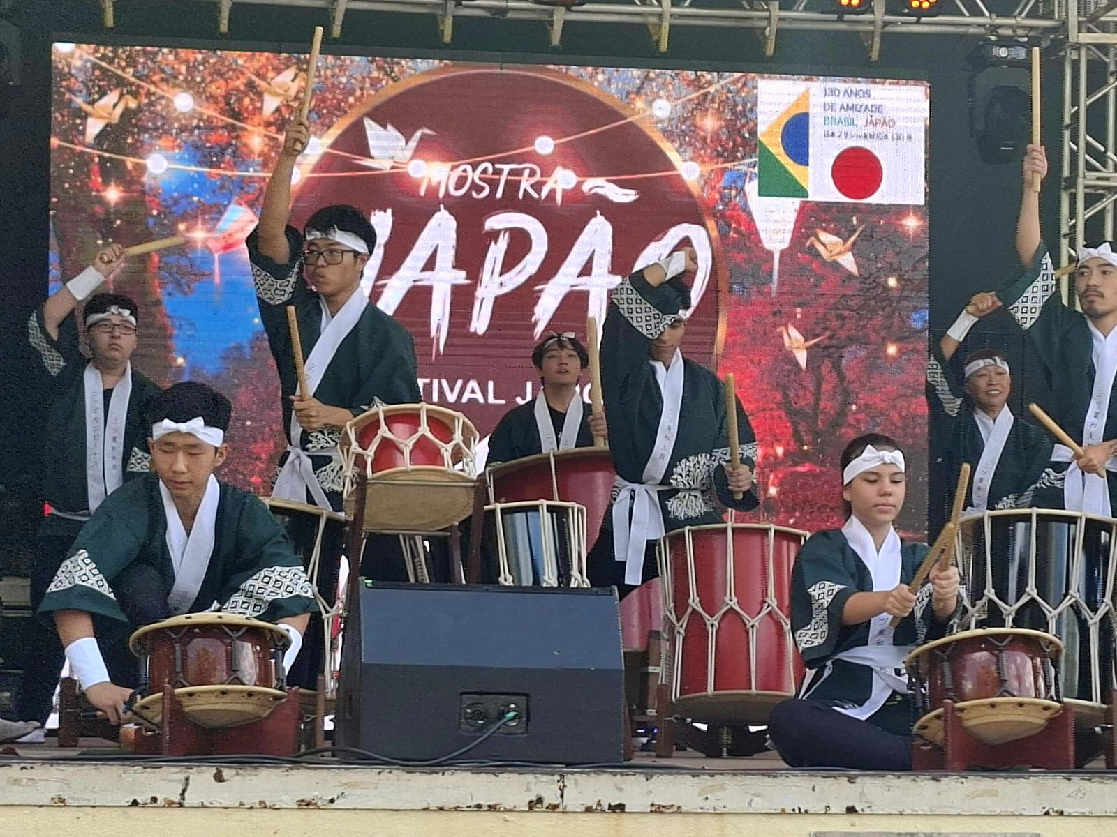 Foto — Taiko em grupo